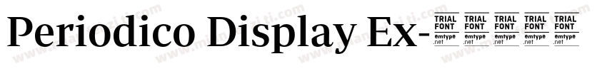 Periodico Display Ex字体转换